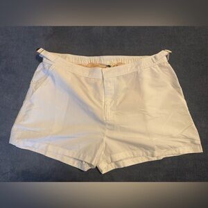 NWT Cabana Life Womens XL White Swim Shorts Bottoms UV Protection